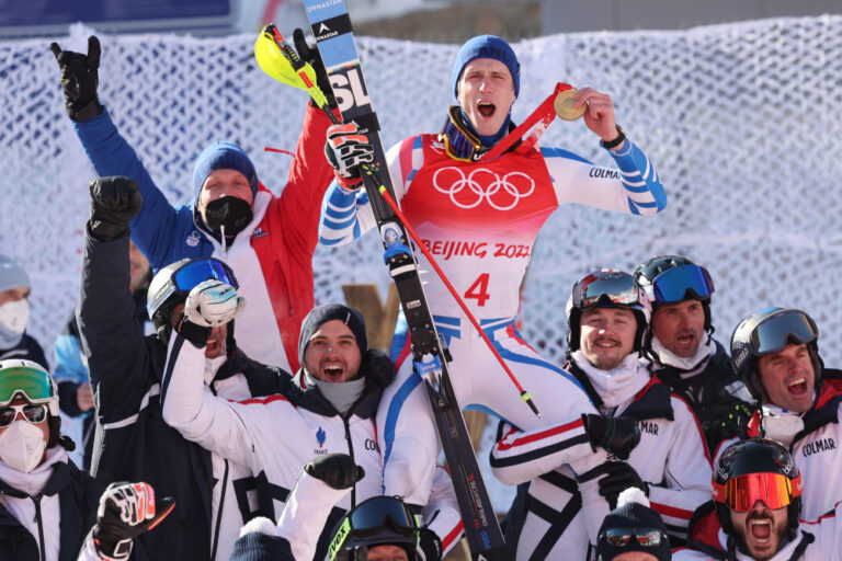 ‘One-shot’ Noel takes Olympic slalom gold for France