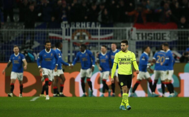 Rangers stun Dortmund as Barca and Napoli draw in Europa League