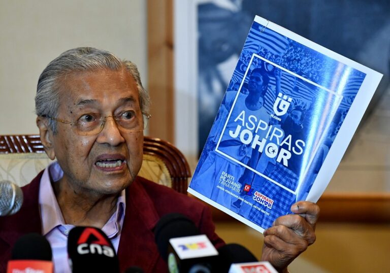 Pejuang aims to end BN’s ‘shameless culture’ through Johor poll, says Dr Mahathir