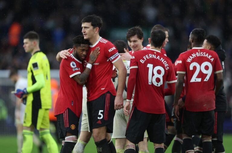 Man United survive Leeds storm to tighten grip on top four