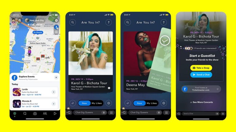 Snapchat and Ticketmaster join forces to launch a 'Tinder for events'