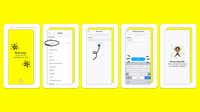 How to change your Snapchat username