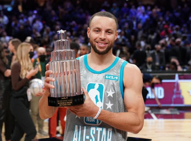 Curry wins MVP with 16 threes in a 50-point all-star performance