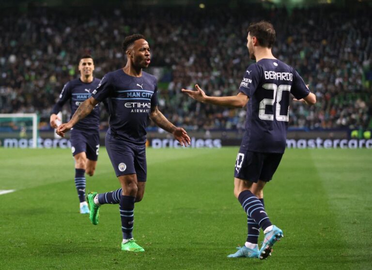 Man City on brink of Champions League quarters after Sporting rout