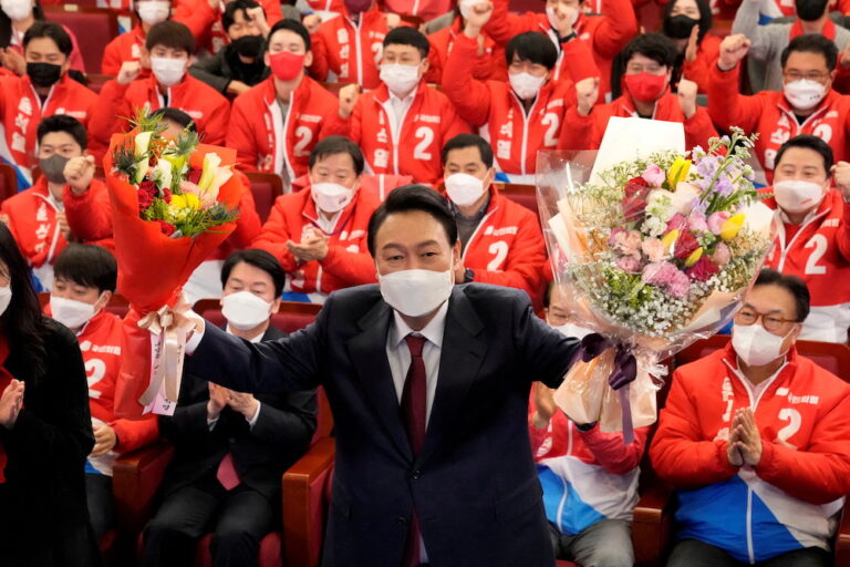 Tectonic shift in S.Korea politics as conservative outsider elected president