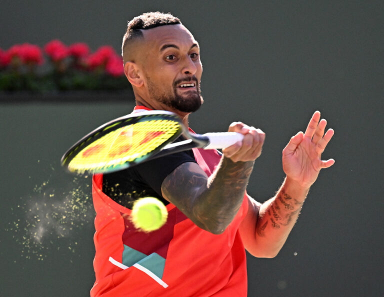 Kyrgios defiant after tumultuous Indian Wells loss to Nadal