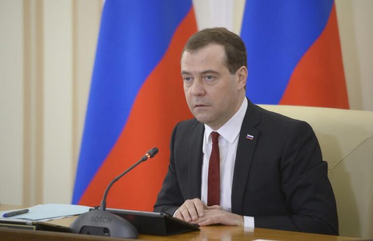Western sanctions won’t sway Kremlin, says Russia’s former president Medvedev