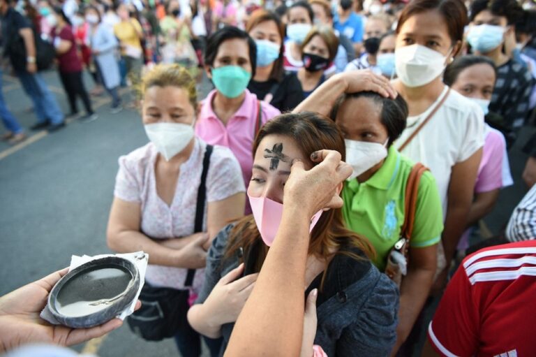 Philippines celebrates Ash Wednesday as Covid-19 rules lift