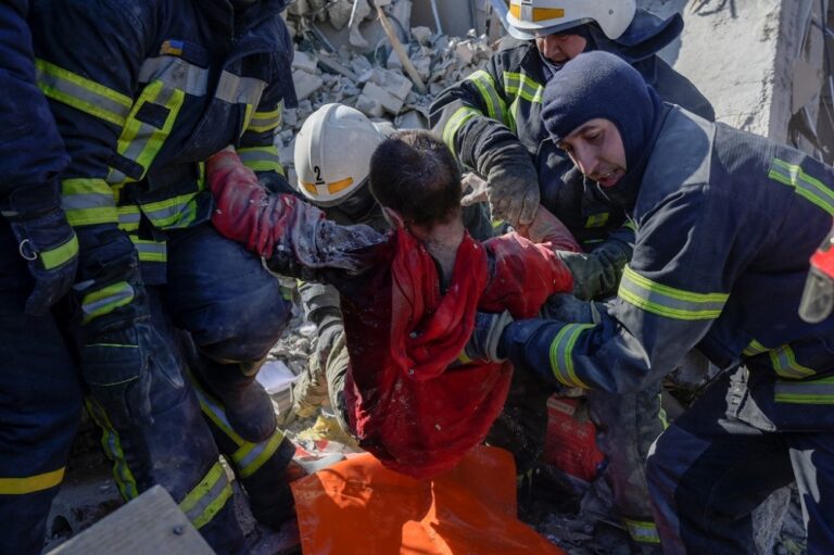 Ukraine’s Zelensky denounces bombing of school sheltering hundreds as act of ‘terror’