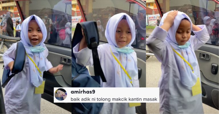 [VIDEO] “Mak Cik Kantin” – Tudung Tak Relaks, Gelagat Budak Perempuan Ini Tarik Perhatian