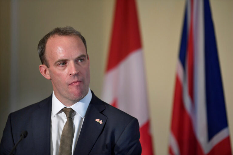 Prospects for diplomatic resolution to Ukraine crisis slim, says UK’s Raab