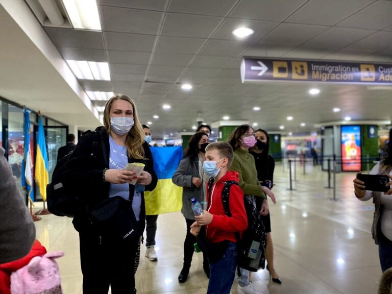 Guatemala receives first arrivals of Ukrainians fleeing conflict