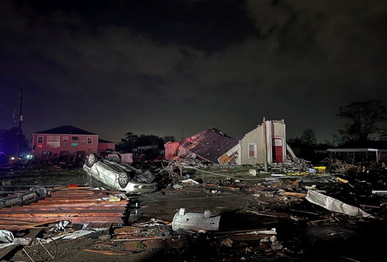 Tornado rips through New Orleans, destroying homes; one dead