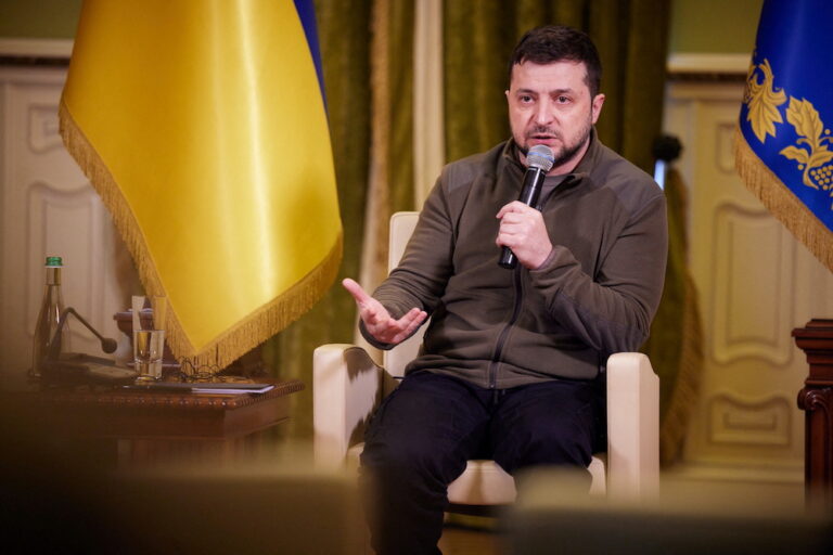 Kyiv calls on Macron, Scholz to help abducted mayor