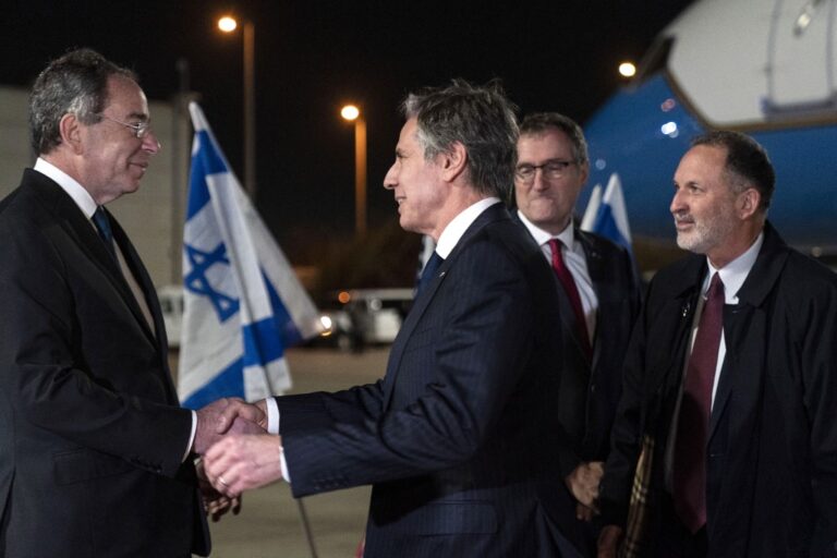 US top diplomat in Israel for landmark Arab talks