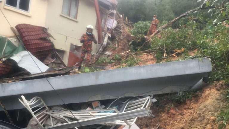 Fire and Rescue Dept: One rescued, three feared buried alive in Ampang landslide