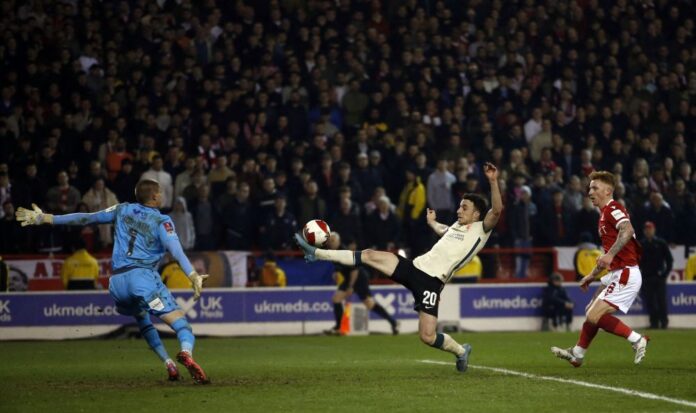 Jota fires late winner as fortunate Liverpool down Forest in FA Cup