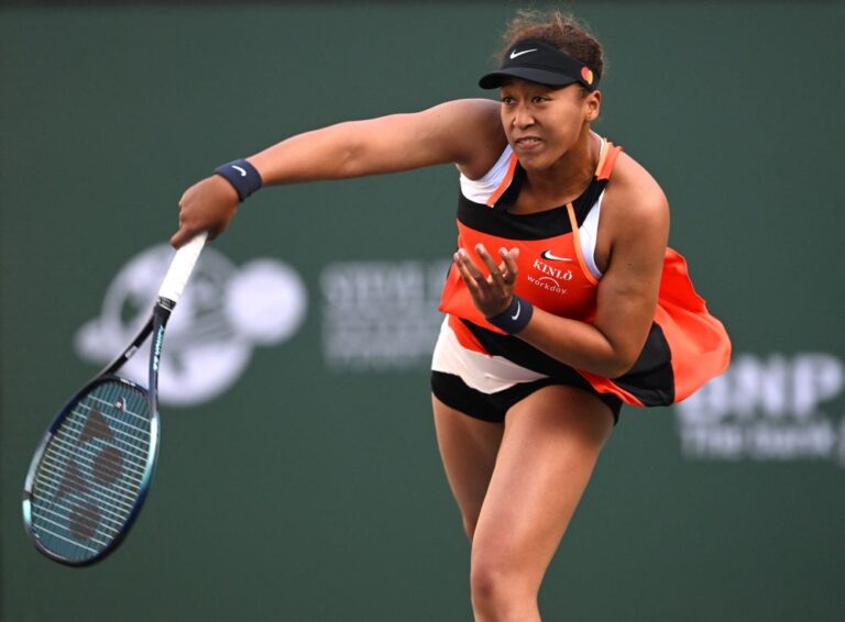 Osaka blows Stephens away on windy day at Indian Wells