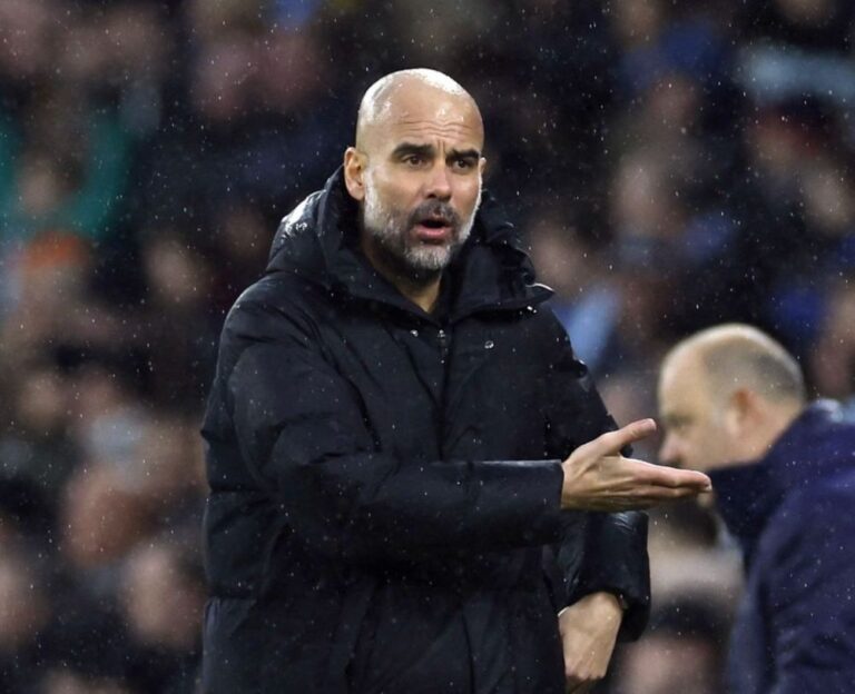 Man City ‘definitely’ need to bring in striker, says Guardiola