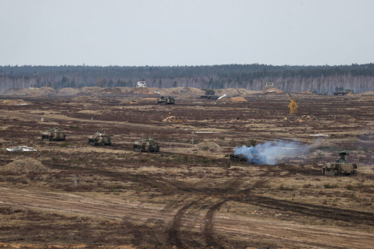 Belarus denies plans to join Russian invasion but is ‘rotating’ troops at border