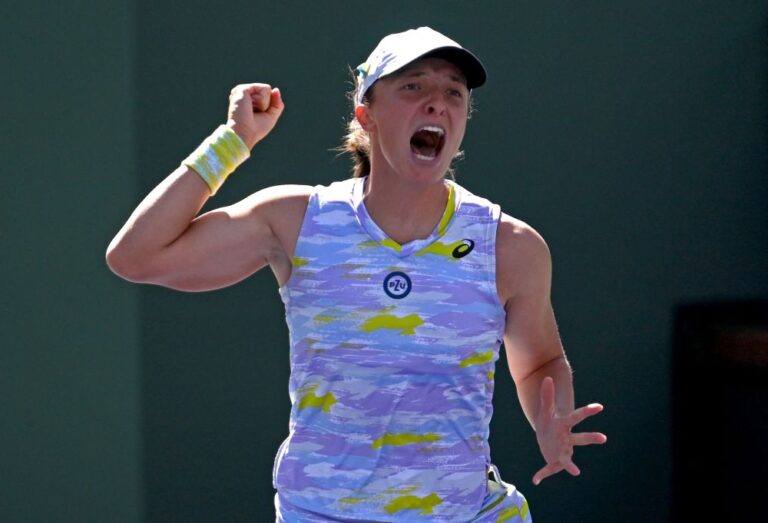 Swiatek beats Sakkari for Indian Wells WTA title, No 2 world ranking