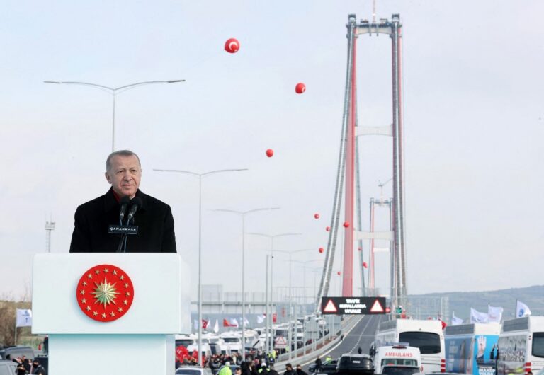 Erdogan inaugurates world’s longest suspension bridge