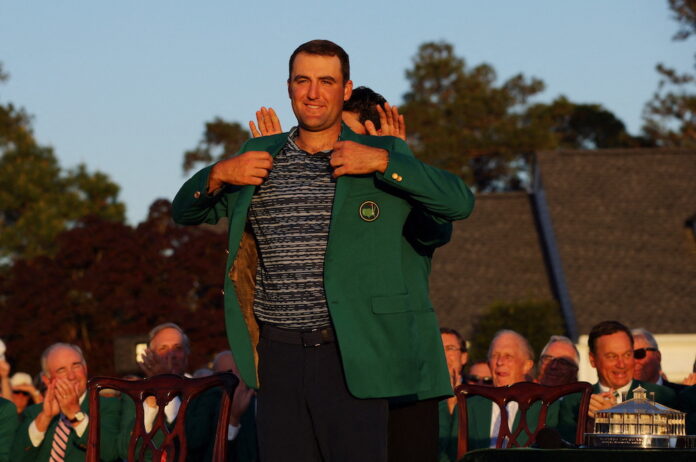 No.1 Scheffler wins first major at Masters after Tiger's return