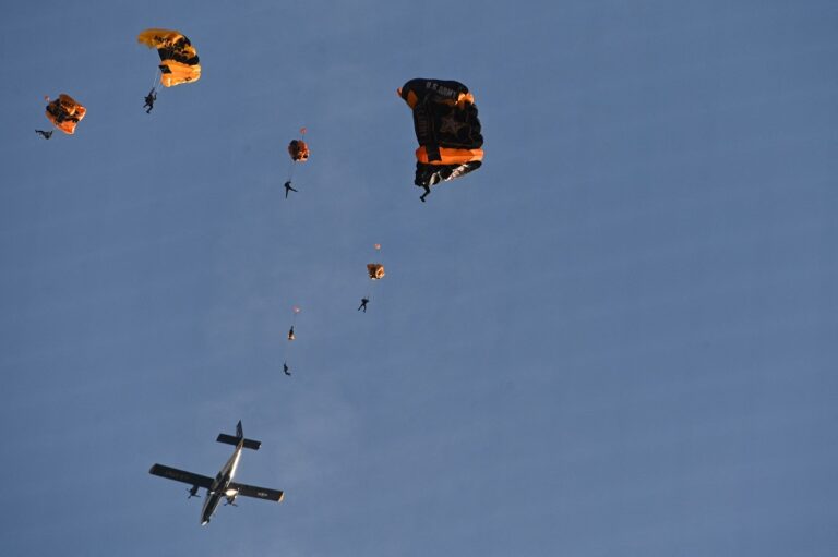 Plane, parachutists at baseball game spark security scare at US Capitol