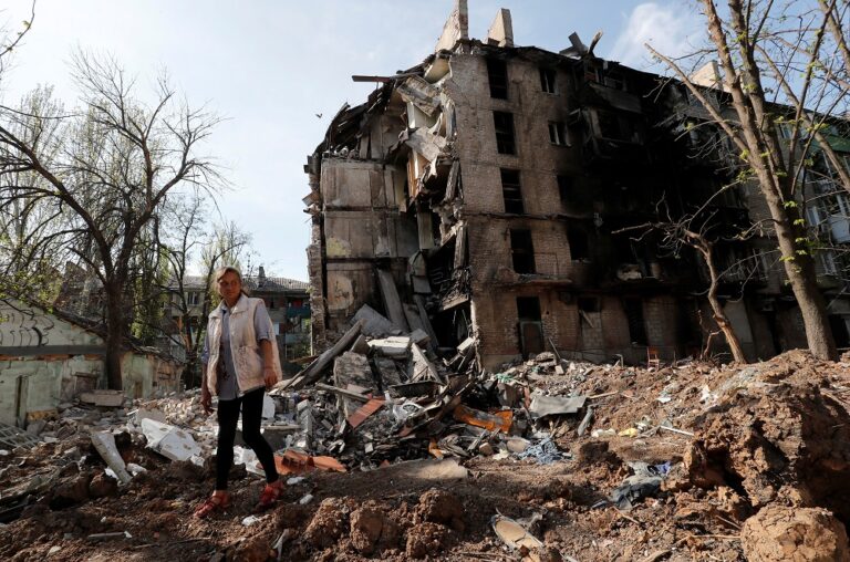 Explosions still echo in Ukraine’s devastated port of Mariupol