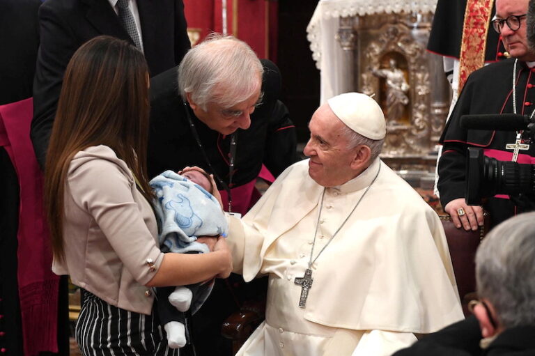 Pope struggles with leg pain on Malta trip, defends migrants