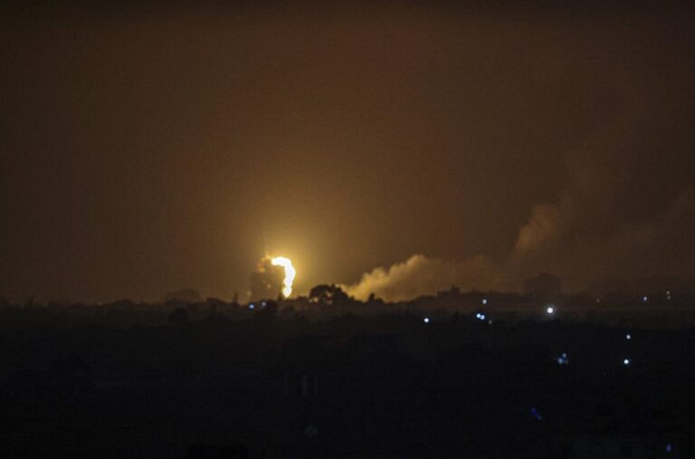 Israel hits Gaza after rocket attack as tensions spike