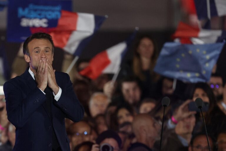 Macron seeks to heal French divisions after re-election