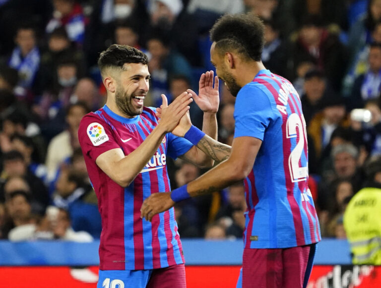 Aubameyang gives Barca narrow win over Real Sociedad