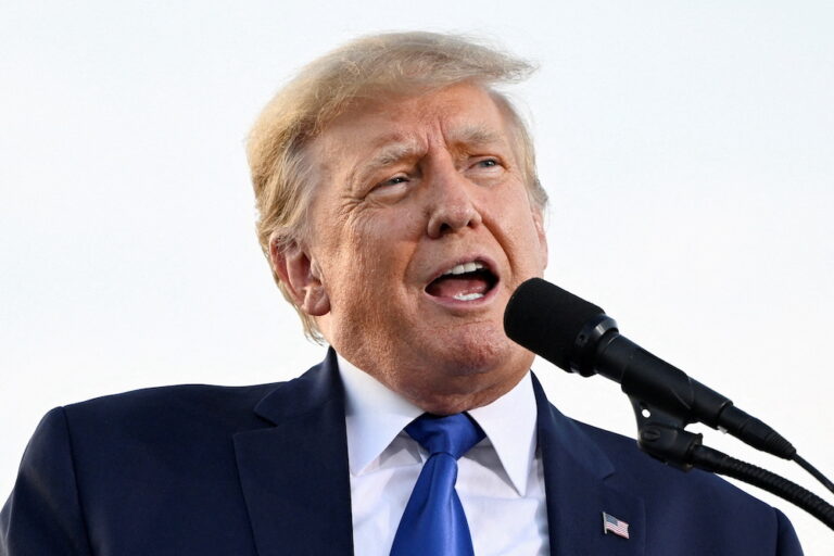 Trump testifies he feared being hit by ‘very dangerous’ fruit