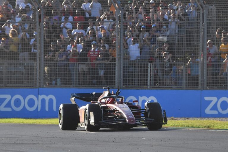 Leclerc wins Australian Grand Prix as Verstappen fails to finish