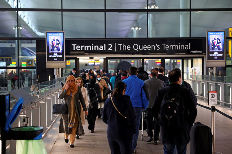 London’s Heathrow reports highest passenger numbers since start of Covid