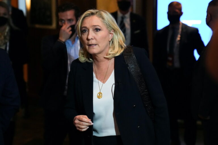 France’s Le Pen wants closer Nato-Russia links, no Frexit