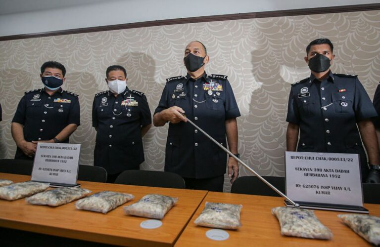 Man nabbed for possession of over 4kg of heroin in Teluk Intan