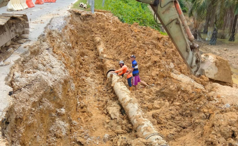 Rural Water Supply Dept gradually restores water supply to affected areas in Beluru, Sarawak