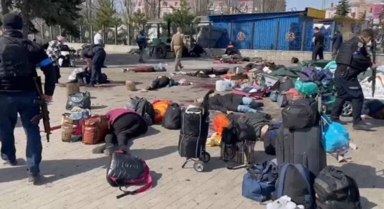 Moscow accuses Ukraine of staging Kramatorsk attack
