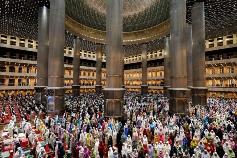 Indonesia greets Ramadan with mass prayer as Covid curbs ease