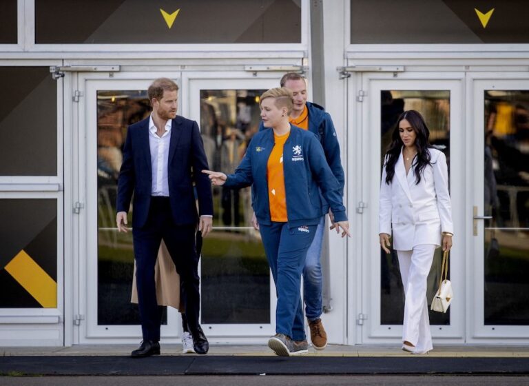 Harry, Meghan make first public appearance in Europe since royal exit