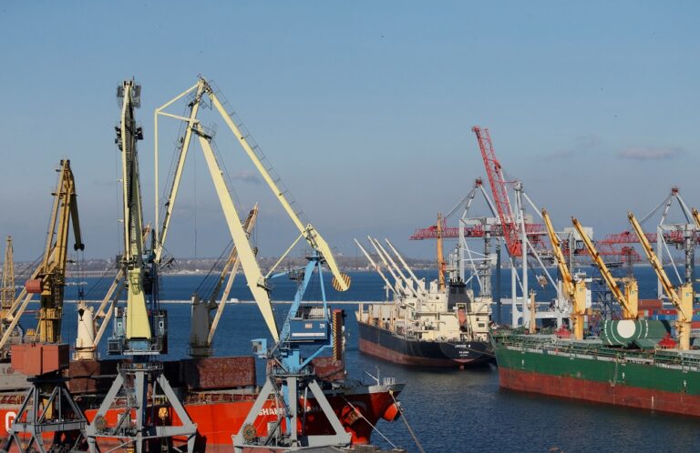 Foreign ship sinks in Mariupol after missile attacks, says flag registry