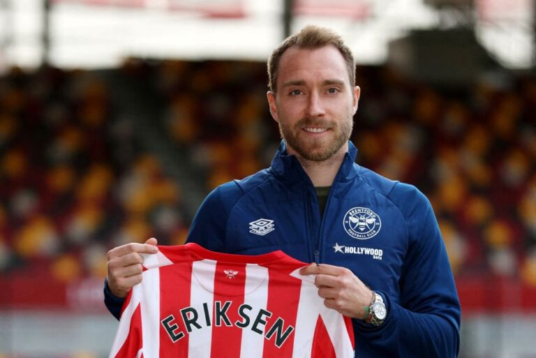 Brentford's Eriksen relishing 'special' reunion with Spurs