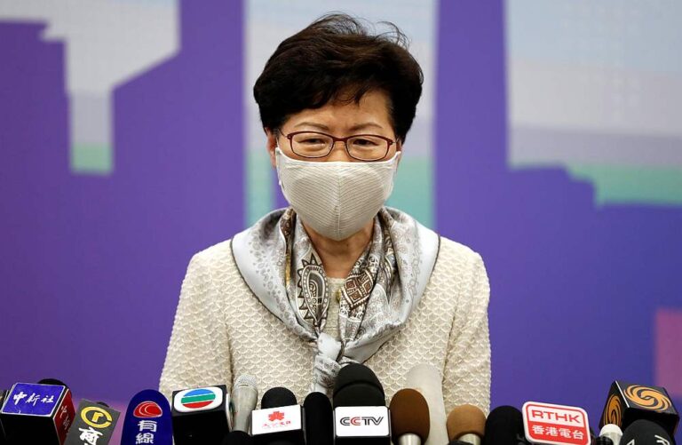 Hong Kong’s Carrie Lam says leadership election to go ahead as planned