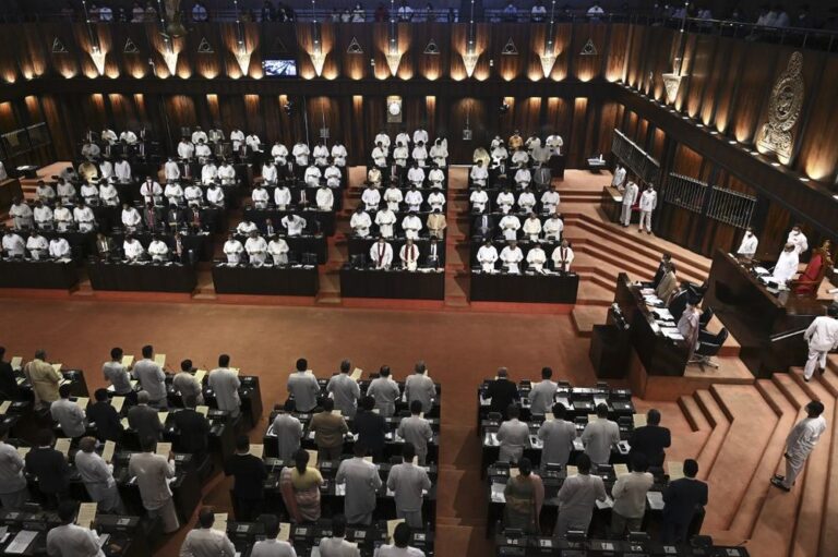 Sri Lanka parliament reconvenes after state of emergency