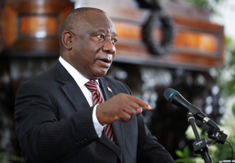S.Africa president pledges to help poor after May Day protest