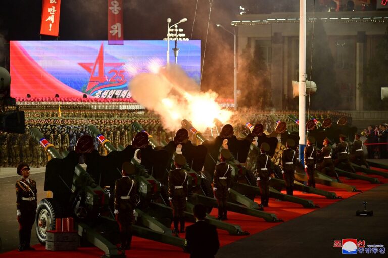 Was North Korea’s military parade a superspreader event?