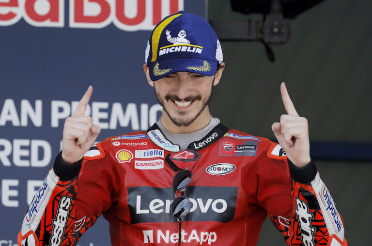 Bagnaia dominates Spanish GP for first win of the season