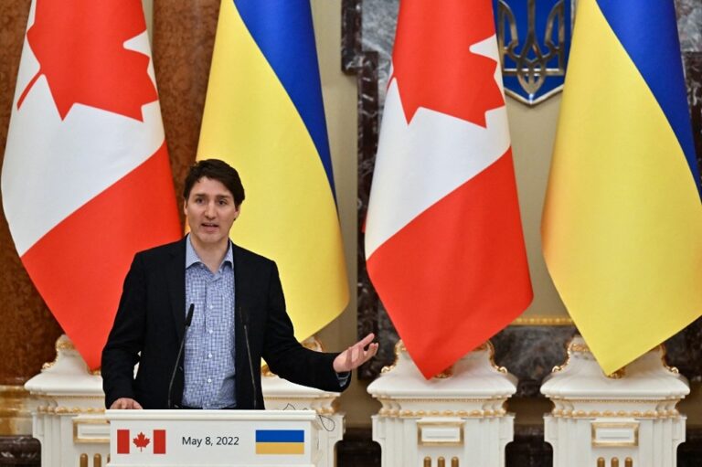 Trudeau in Kyiv: Putin responsible for ‘heinous war crimes’